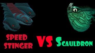 Speed Stinger Pack vs Scauldron  SPORE [upl. by Wincer680]