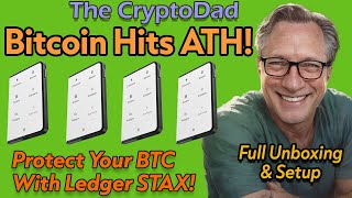 LEDGER STAX 2024全網首測首款墨水屏硬體冷錢包開箱、配對、收付加密貨幣詳細教程 2024 EINK Touch Screen Hardware Wallet Ledger Stax [upl. by Zoha]