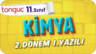 11Sınıf Kimya 2Dönem 1Yazılıya Hazırlık 📑 2024 [upl. by Edward]