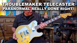 Squier Troublemaker Telecaster  Aztec Gold  Paranormal Guitar Really Done Right [upl. by Hadrian467]