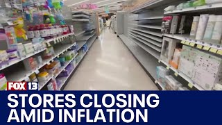 Major retailers closing doors amid inflation  FOX 13 Seattle [upl. by Buiron]