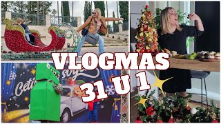 🎄VLOGMAS 131😍Novogodišnji program DIY kostim Dinosaurusa Bazar More Klizalište Vrteška📽️ [upl. by Conway]