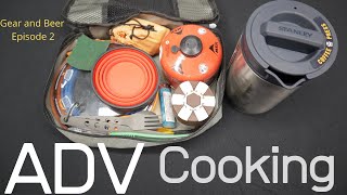 Adventure Motorcycle Cooking Kit What to bring on your next trip Gear and Beer Ep2 [upl. by Beasley]