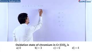 Oxidation state KCET 11th Chemistry Redox Reactions [upl. by Cleo]