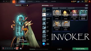 Invoker  Unusual Northern Blight Style Frostbloom rarest Dota 2 skins 4K [upl. by Hpsoj]