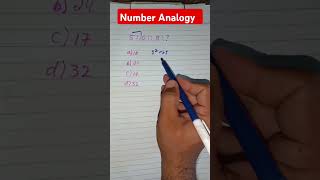 Number Analogy Reasoning Question shorts shortvideo allinone44u [upl. by Gib448]