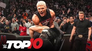 Top 10 Monday Night Raw moments WWE Top 10 April 1 2024 [upl. by Iolenta]