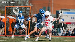 DUKE vs DENVER  4k Lacrosse Highlights [upl. by Waverly]