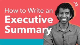 How to Write an Executive Summary  Step by Step [upl. by Hanad984]