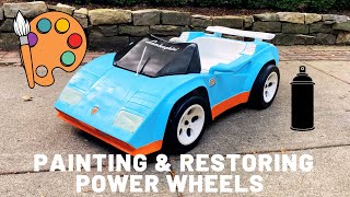 How to Paint a Power Wheels Car [upl. by Mattheus]