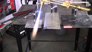 OXYACETYLENE CUTTING VS PLASMA CUTTING [upl. by Ikaz953]