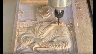 CNC router can make 2000 PER DAY 3D carving the Mona Lisa [upl. by Polad]