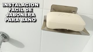 COMO INSTALAR UNA JABONERA PARA REGADERA [upl. by Godber937]