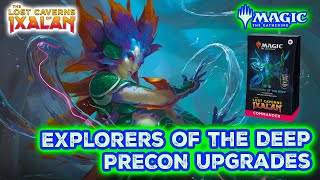 LOST CAVERNS OF IXALAN COMMANDER PRECON UPGRADES  Explorers of the Deep Merfolk Precon [upl. by Sirtimid]