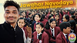 navodaya vidyalaya entrance 2023  jawahar navodaya vidyalaya school Raipur  Vlog [upl. by Virgel]