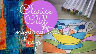 Clarice Cliff inspired design lesson [upl. by Ellesij]