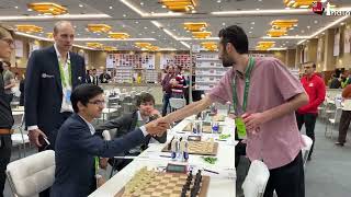 The Charming Jobava meets Anish Giri and team  Chennai Chess Olympiads Olympiads 2022 [upl. by Delainey255]