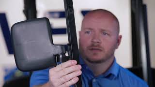 Universal Side Mirrors  How to Install Video  Madjax® Golf Cart Accessories [upl. by Aihtela]