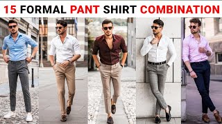 Trendy Formal Outfits  Best Shirt Pant Combination  Fashion Tips 2024 [upl. by Myrt]