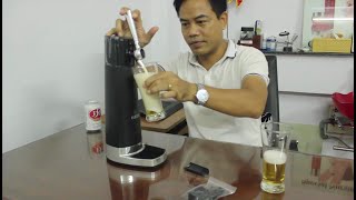 Fizzics Bia hơi tại nhà Unboxing máy rót bia Fizzics [upl. by Oluap]