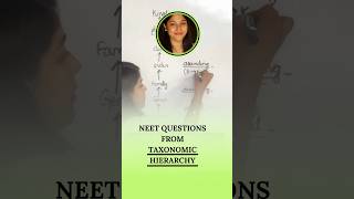 NEET QUESTIONS from TAXONOMIC HIERARCHY neet2025 neetug [upl. by Lanam]