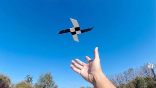 Fly back This is the really fun origami boomerang【123 Paper Airplane】 [upl. by Brandyn999]