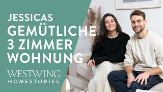 Moderne 3 Zimmer Wohnung  So gemütlich ist Jessicas Altbau Roomtour [upl. by Casabonne]