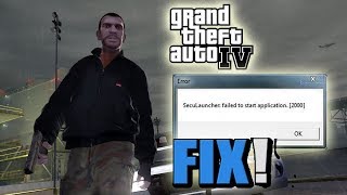 gta 4 seculauncher failed to start application 2000 hatası çözümü [upl. by Boser]