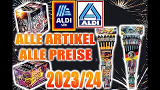 LIDL vs ALDI Feuerwerk Prospekte Vergleich 2023 [upl. by Ahsinotna438]