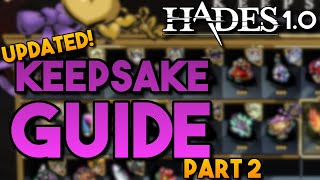 Keepsake Guide Part 2  Updated for Hades 10  Offensive quotAll Inquot quotRun Shapingquot [upl. by Rabah]