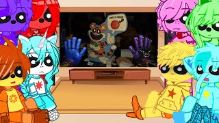 Smiling Critters React To Poppy Playtime Chapter 4 I Found Rejected Critter Cardboard II Naomi 🐰 [upl. by Seana810]