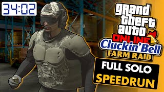 FULL Cluckin Bell Farm Raid Solo Speedrun 3402 IGT  2804 [upl. by Sahpec]