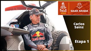 Carlos Sainz a por la CONQUISTA su 4º Dakar  Dakar 2024  Etapa 1  Dakar Desert Rally [upl. by Ecnal]