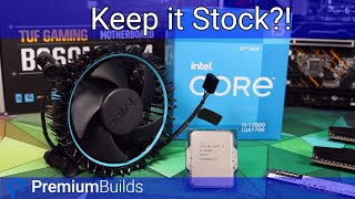 Does stock suck Testing the new Intel CPU cooler with the i5 12th generation [upl. by Hummel895]