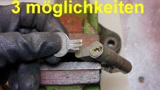 Schlüssel abgebrochen 3 Möglichkeiten Anleitung  Key canceled [upl. by Llednohs979]