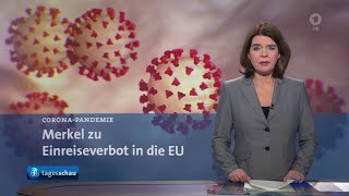 tagesschau 2000 Uhr 17032020 [upl. by Sitsuj]