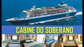 Cabine simples  Navio Soberano  Pullmantur Sovereign [upl. by Adnana]