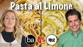 How to Make Pasta al Limone Bon Appétit Test 14 [upl. by Jaella103]