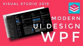 WPF Tutorial  XAML UI design in Visual studio blend 2019  ModernWPF UI Library  C WPF [upl. by Huberman438]