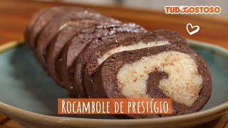 Rocambole de Prestígio  Receitas TudoGostoso [upl. by Yeblehs]