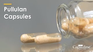 Capsuline Now Has Pullulan Capsules [upl. by Ylnevaeh856]