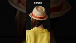 Stetson Crochet Trilby Raffia Hat [upl. by Acirderf]