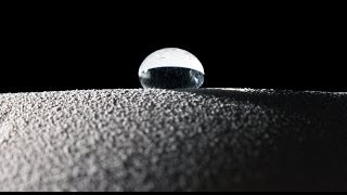 Engineers bounce water off superhydrophobic surfaces [upl. by Atiuqrahs429]