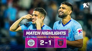 Match Highlights  Mumbai City FC 21 Odisha FC  MW 21  ISL 202324 [upl. by Aryk]