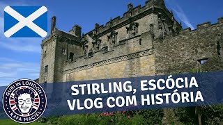 Minha viagem a Stirling Escócia 🏴󠁧󠁢󠁳󠁣󠁴󠁿 [upl. by Rinum]