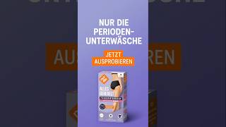 NUR DIE Periodenunterwäsche ALLES GEREGELT  aus BioBaumwolle mit bis zu 12 Stunden Auslaufschutz [upl. by Lux]