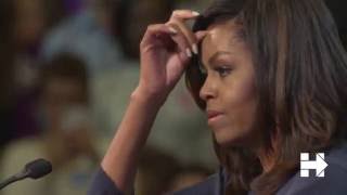 First Lady Michelle Obama live in Manchester New Hampshire  Hillary Clinton [upl. by Kotz]