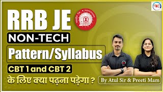 RRB JE Syllabus amp Exam Pattern 202324  RRB JE CBT 1 amp CBT 2  RRB JE 2024 Notification [upl. by Nylynnej948]