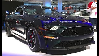 2019 Ford Mustang Bullitt FIRST LOOK [upl. by Imotas]