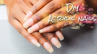 HOW TO  Acrylic Overlay on Natural Nails with ASP Nail Forms  Simply Subrena [upl. by Crosby731]